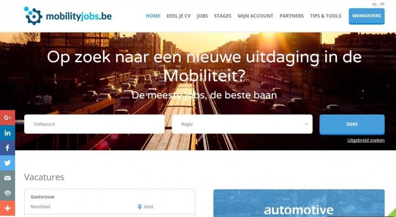 Nederlandse vacaturebank ook in België actief