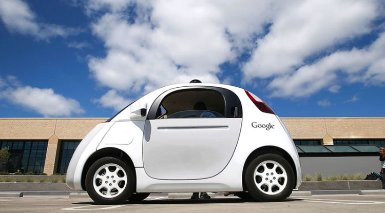 google zelfrijdende auto