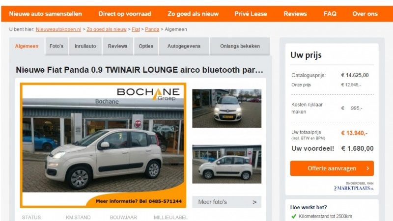 Nieuweautokopen.nl: nu ook zo goed als nieuw