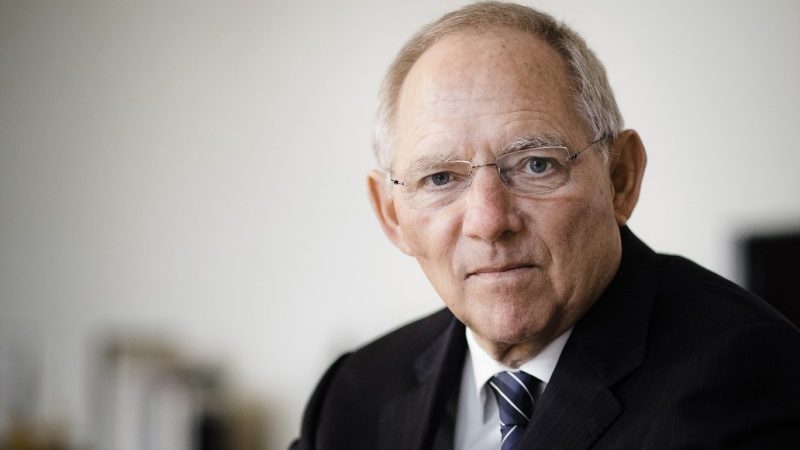 Wolfgang Schäuble, minister van financiën van Duitsland