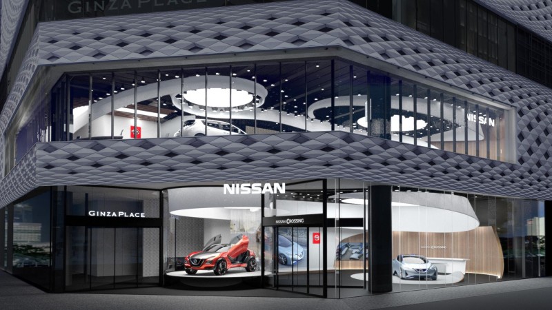Nissan terug in hartje Tokio met 'flagship' showroom
