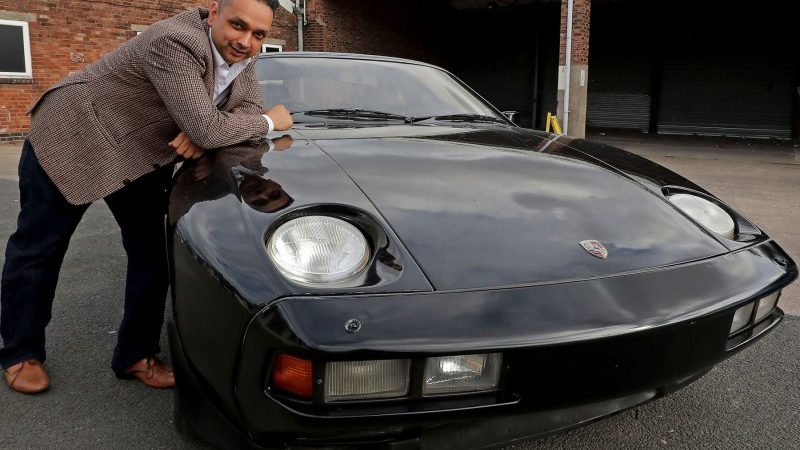 Zwarte Porsche van Beatle George Harrison in veiling