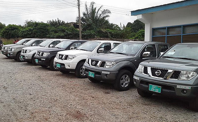 200 luxe auto’s zoek in vloot president van Ghana