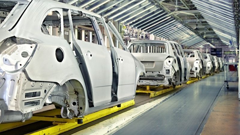 Autoproductie zit op de 95 miljoen