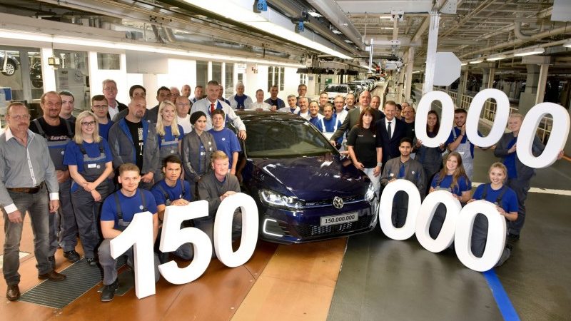 Volkswagen produceert 150 miljoenste auto