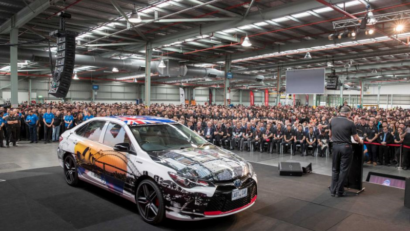 Toyota sluit met autoproductie in Australië