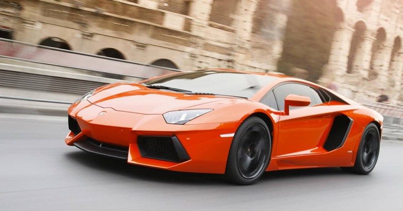 In beslag genomen Lamborghini's geveild