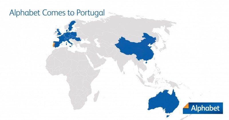 Alphabet breidt uit naar Portugal