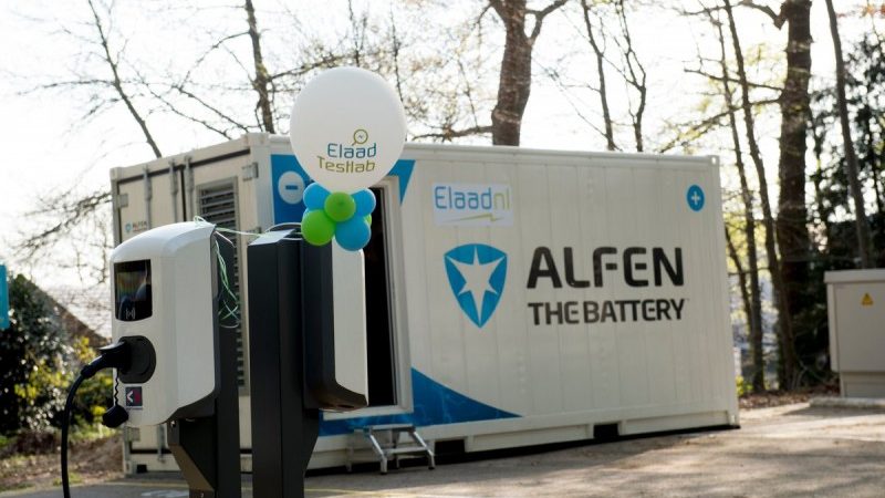 Alfen levert energieopslagsysteem voor het slim laden van elektrische auto’s