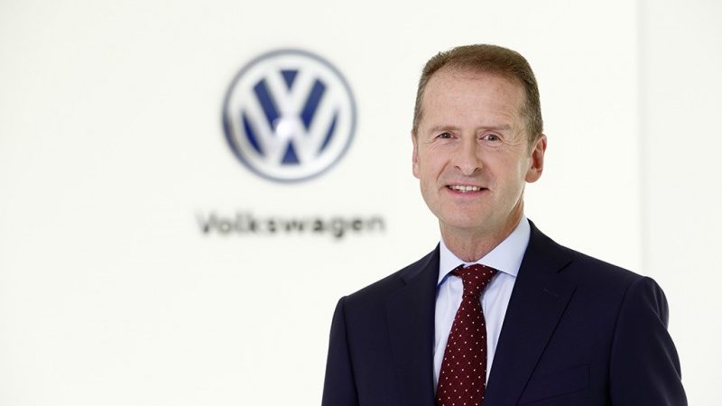 VW-baas Diess loopt geen risico in de VS
