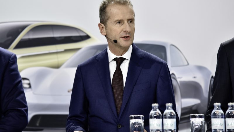 VW-baas Diess gehekeld voor 'Nazi-uitdrukking'